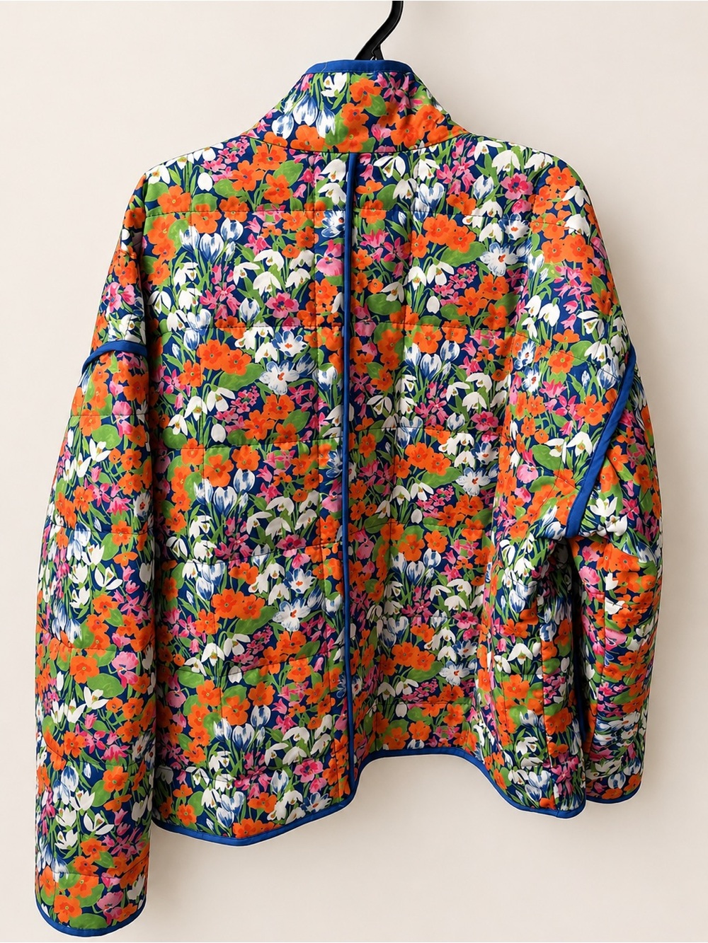 Davi and Dani Floral Quilted Jacket medium lightweight - Picture 2 of 5
